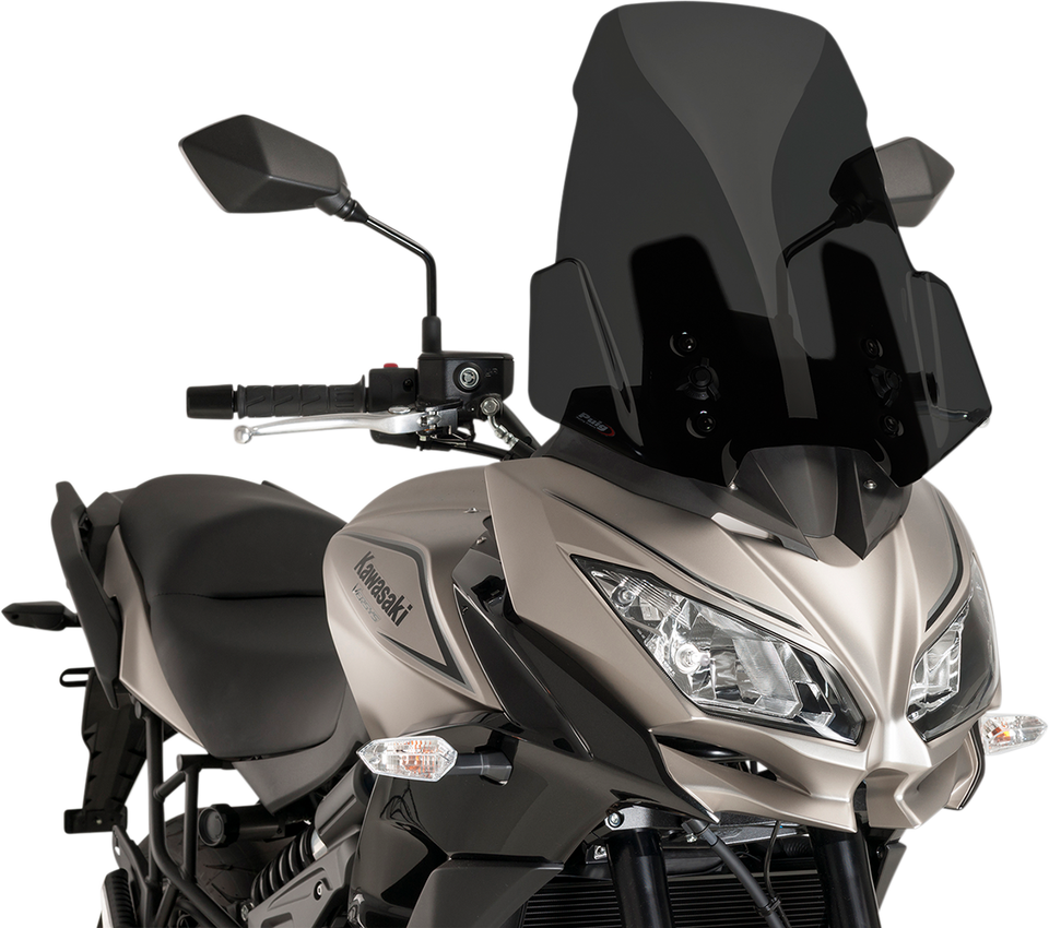 Race Windscreen - 19-3/4" - Dark Smoke - Kawasaki - Lutzka's Garage
