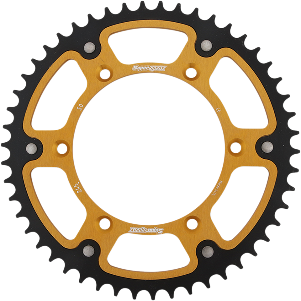 Stealth Rear Sprocket - 50 Tooth - Gold - Yamaha - Lutzka's Garage