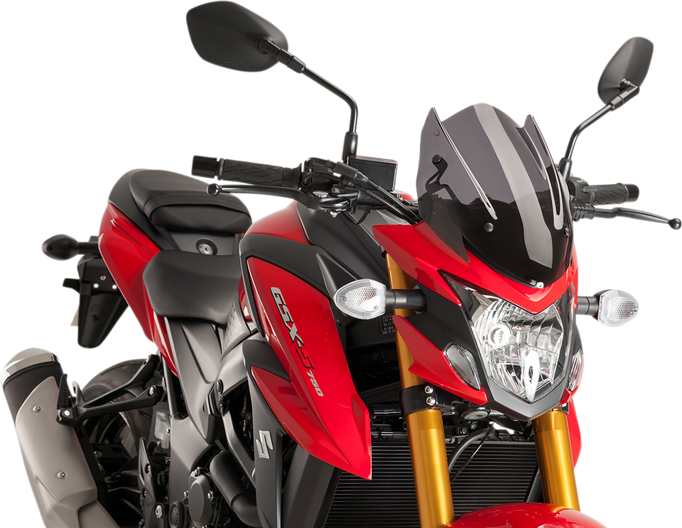 New Generation Windscreen - 13" - Dark Smoke - GSXS750 - Lutzka's Garage