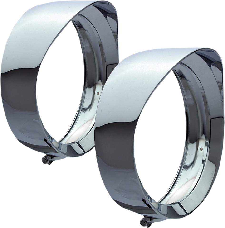 Trim Ring - 4-1/2" - Mariah - Chrome - Lutzka's Garage