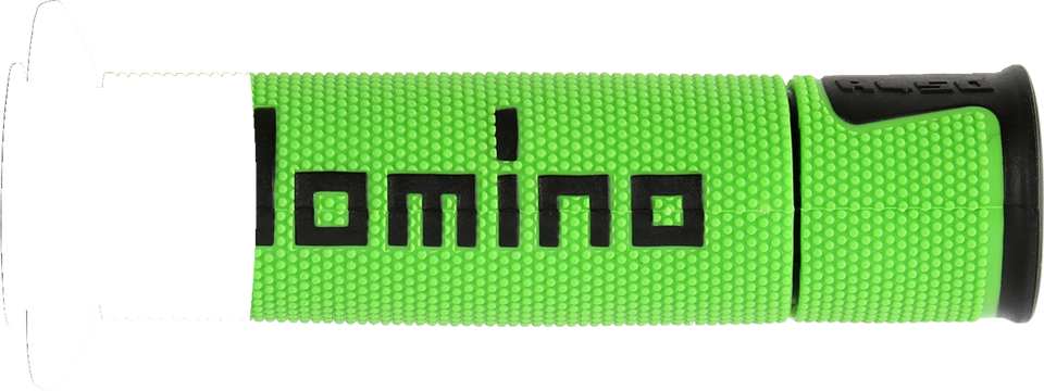 Grips - Domino - A450 - Green/Black - Lutzka's Garage