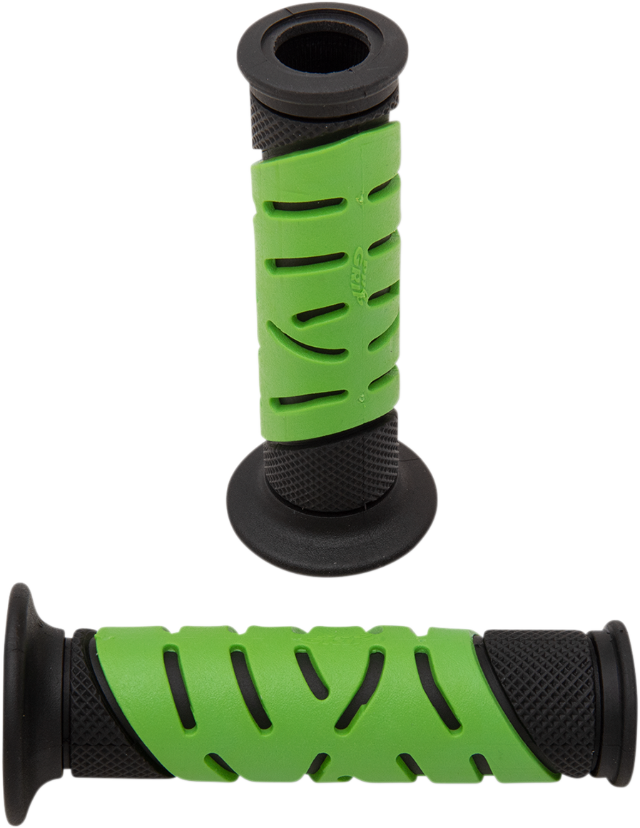 Grips - Gel - 719 - Open Ends - Black/Green - Lutzka's Garage