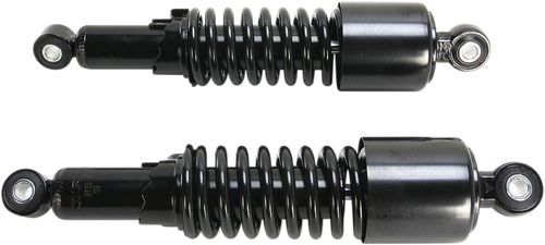 Custom Shorty Shocks with Shroud - Black Body/Black Spring Finish - Eye Lowering