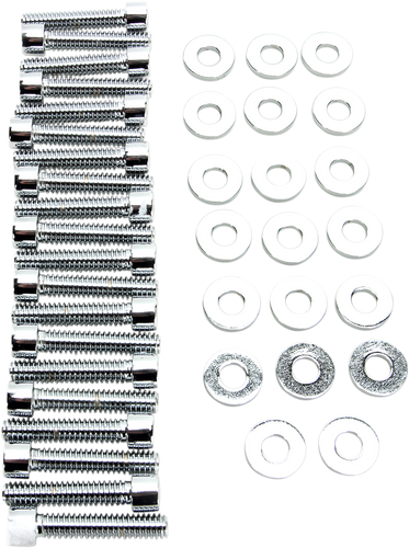 Bolt Kit - Rocker Box - Socket-Head - Chrome - M8 - Lutzka's Garage