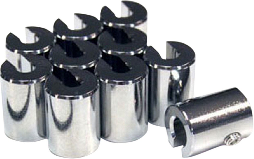 Wheel Weights - Re-Usable - 3/4 oz - Chrome - 10 Pack - Lutzka's Garage