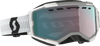 Fury Snow Goggles - White - Enhancer Aqua Chrome - Lutzka's Garage