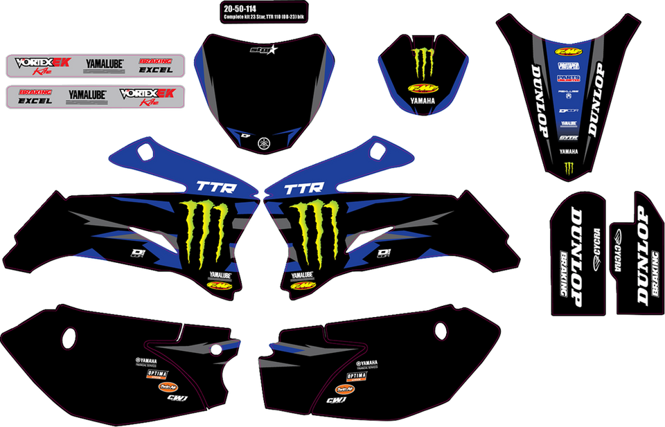 Graphic Kit - Monster Energy - Star
