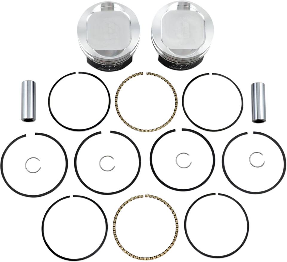 Piston Kit - +0.010" - 883 XL Bored to 1200 cc