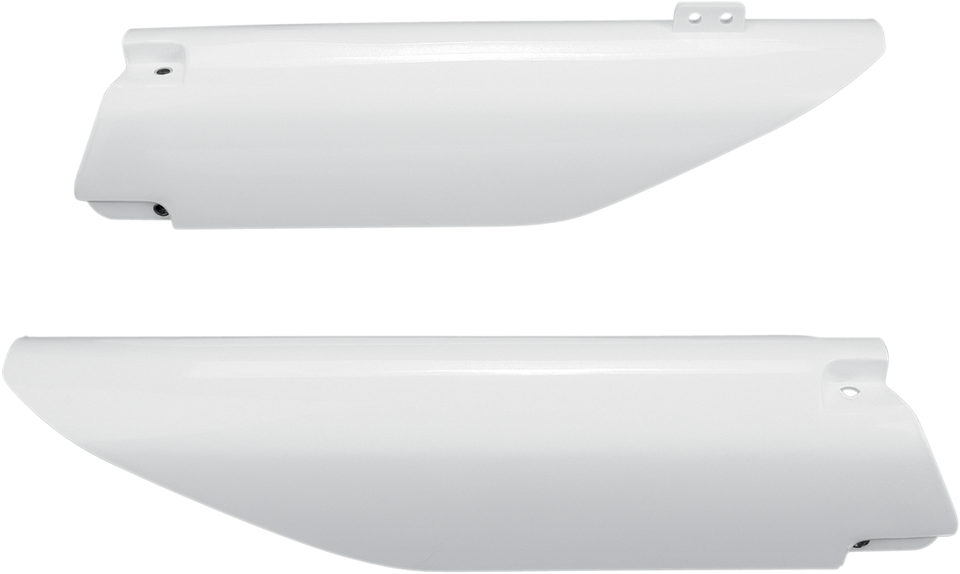 Fork Cover - White - RM/RMZ - Lutzka's Garage