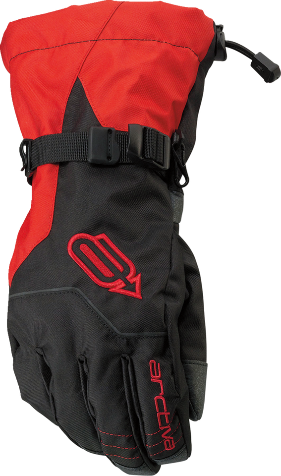 Pivot Gloves - Black/Red - Small - Lutzka's Garage