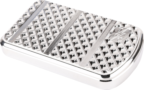 Brake Pedal Pad - Chrome - FL - Lutzka's Garage