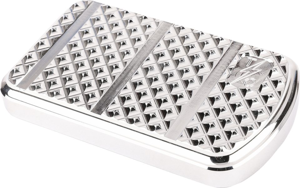 Brake Pedal Pad - Chrome - FL - Lutzka's Garage