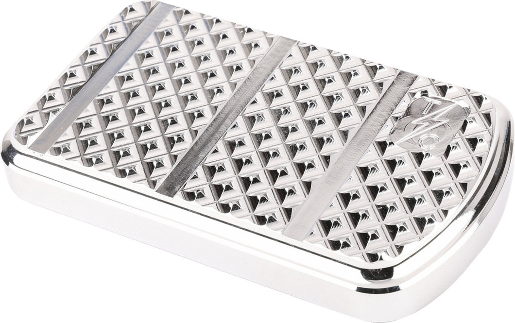 Brake Pedal Pad - Chrome - FL - Lutzka's Garage