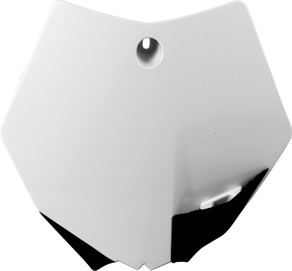 Number Plate - White - 65 SX/XC - Lutzka's Garage