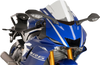 Race Windscreen - 14-1/4" - Clear - Yamaha - Lutzka's Garage