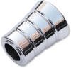 Heel Spacer Eliminator - Grooved - Chrome - Lutzka's Garage