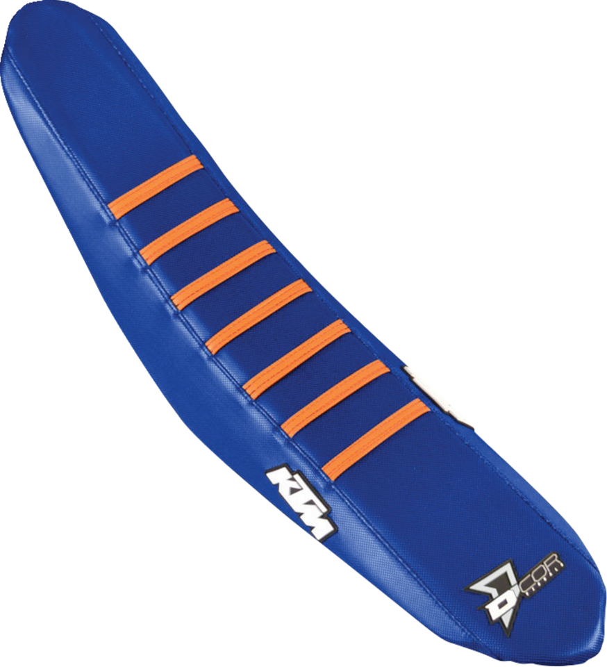 Seat Cover - Navy/Orange - SXF 23-24 - Lutzka's Garage