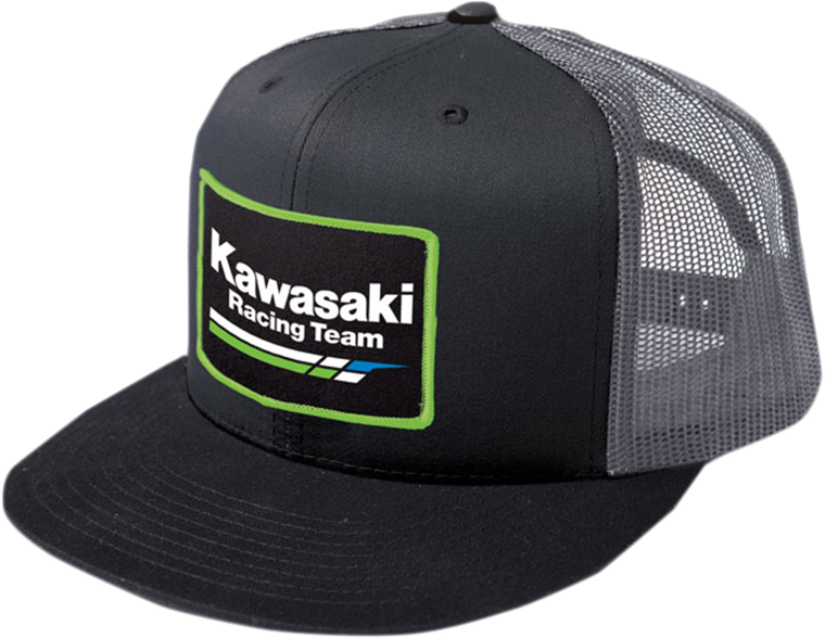 Kawasaki Racing Hat - Black/Gray - Lutzka's Garage