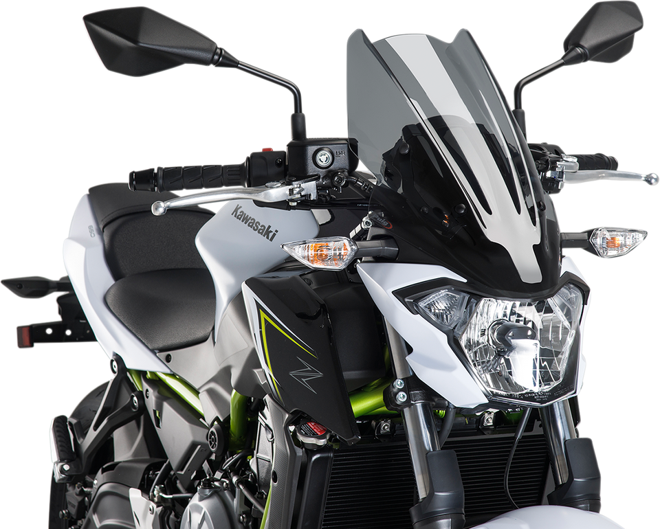 New Generation Windscreen - 18-1/8" - Dark Smoke - Z650 - Lutzka's Garage
