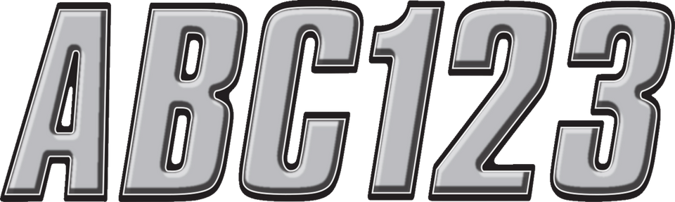 I.D. Sticker Kit - 800 Series - Silver - Lutzka's Garage