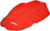 Pleated Seat Cover - Red Top/Red Sides
