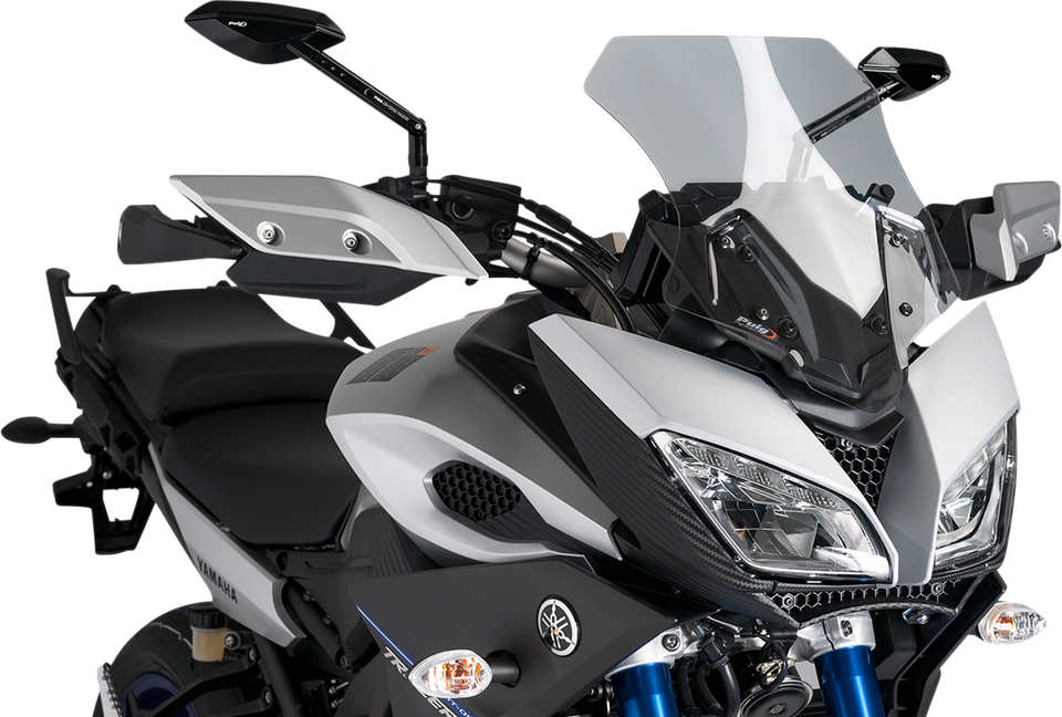 Race Windscreen - 15-3/8" - Light Smoke - FJ-09 - Lutzka's Garage