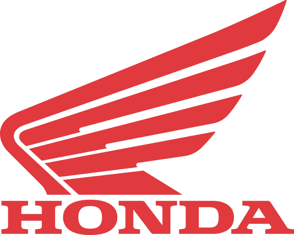 Logo Decals - Honda Wing - Red - 3 Pack - Lutzka's Garage