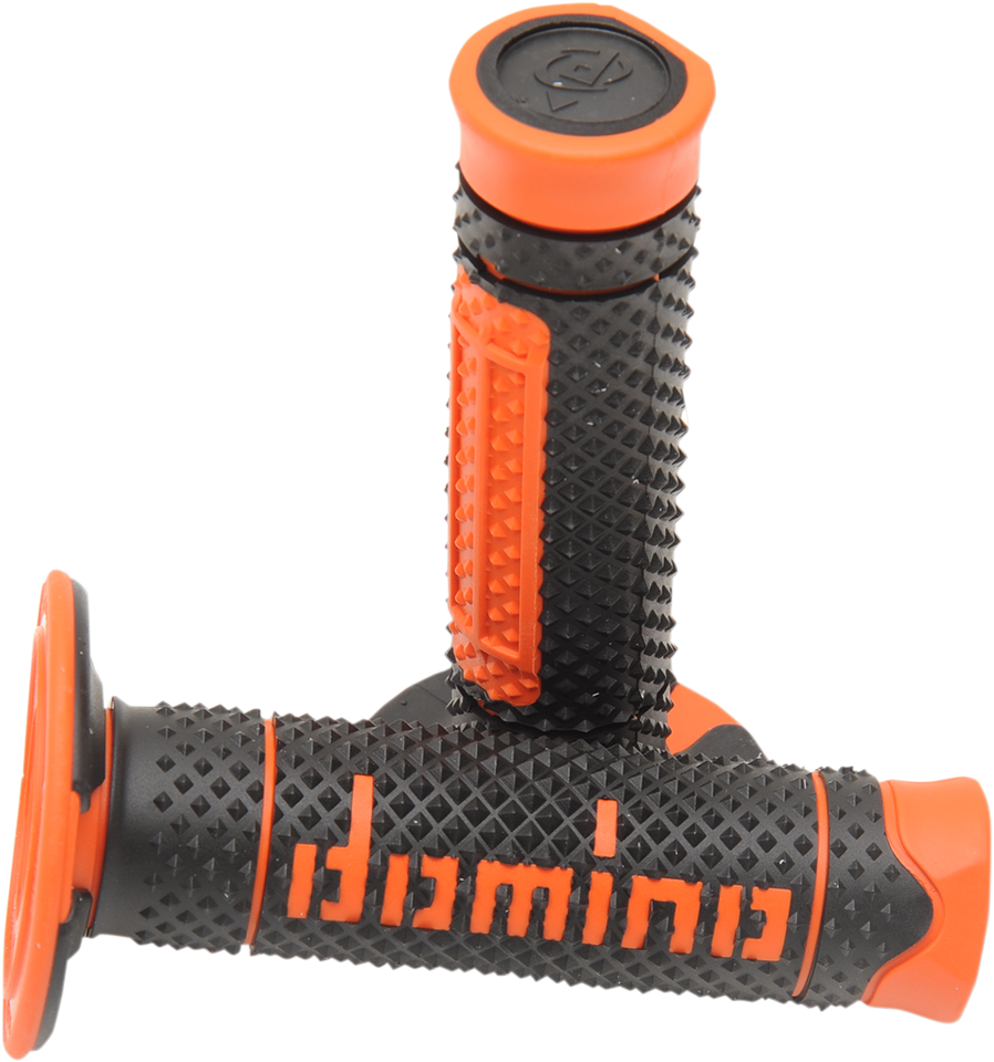 Grips - Diamonte - Dual Compound - Black/Orange - Lutzka's Garage
