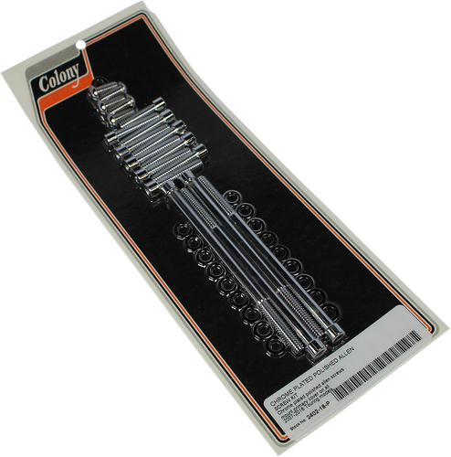 Screw Kit - Primary Cover - Chrome - Lutzka's Garage