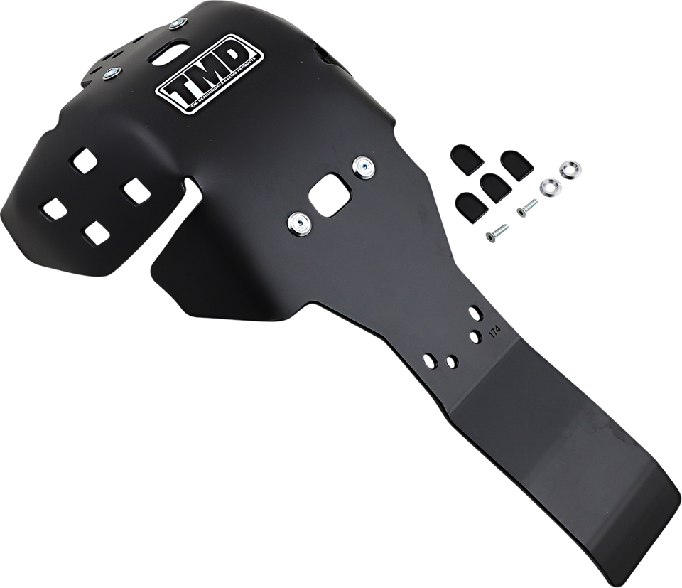 Skid Plate - Black - Kawasaki - KX 450F - Lutzka's Garage