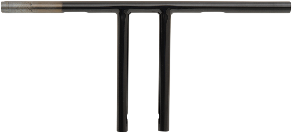 Handlebar - T-Bar - Dimpled - 10" - Black - Lutzka's Garage