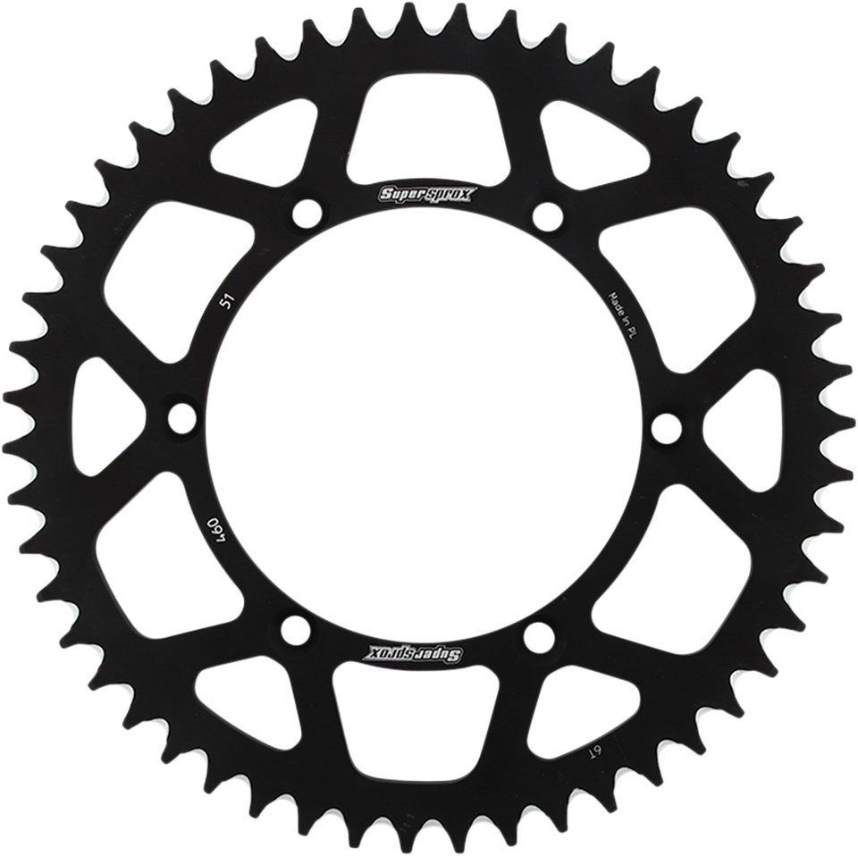 Rear Sprocket - Black - Kawasaki/Suzuki - 51 Tooth - Lutzka's Garage
