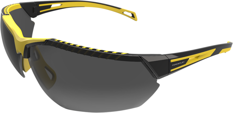 FF4 Sunglasses - Black/Yellow - Smoke - Lutzka's Garage