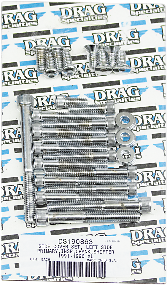 Bolt Set - Side Cover - XL - Lutzka's Garage