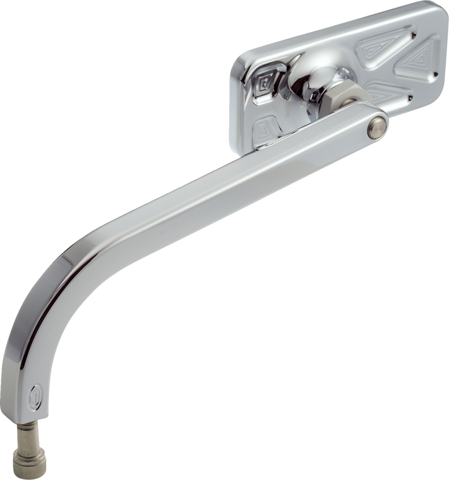 Mirror - No. 1 - Standard - Rectangle - Chrome - Left - Lutzka's Garage