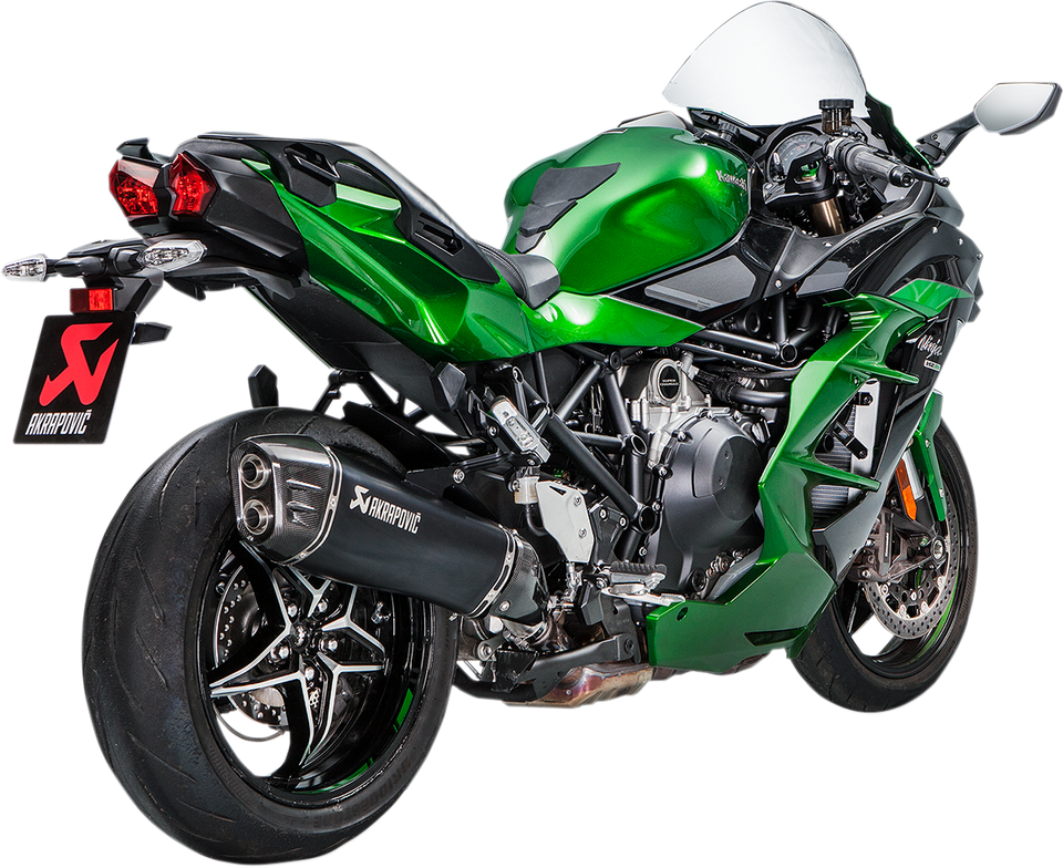 Black Titanium Muffler - Ninja H2 SX