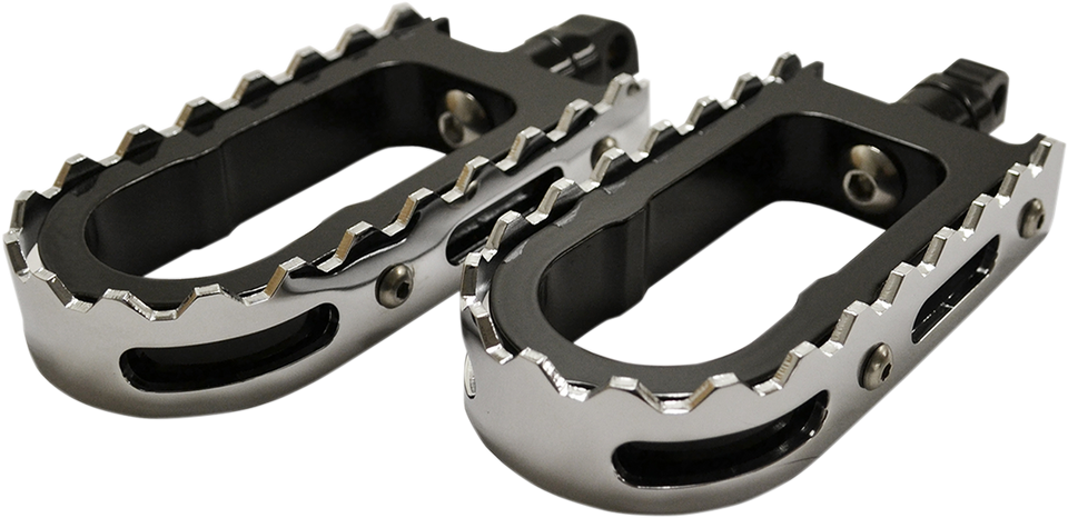 BMX Footpegs - Black/Chrome - Lutzka's Garage