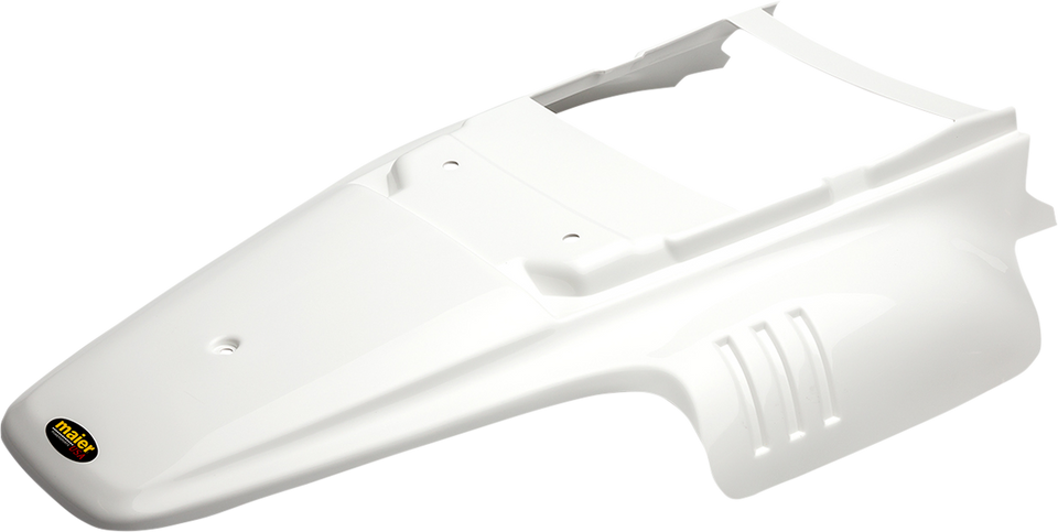 Replacement Rear Fender - TW200 - White - Lutzka's Garage