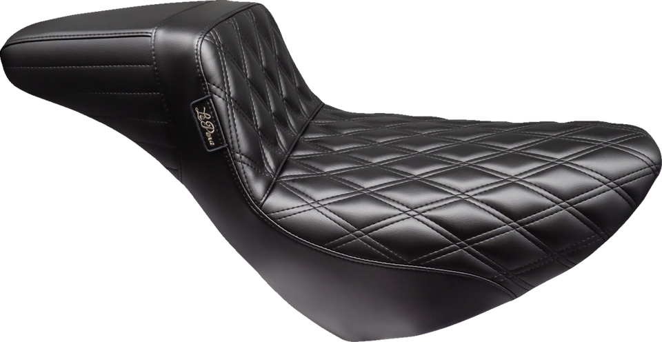 Kickflip Daddy Long Legs Low Rider Seat - Double Diamond - Black - FL/FX 18-23 - Lutzka's Garage