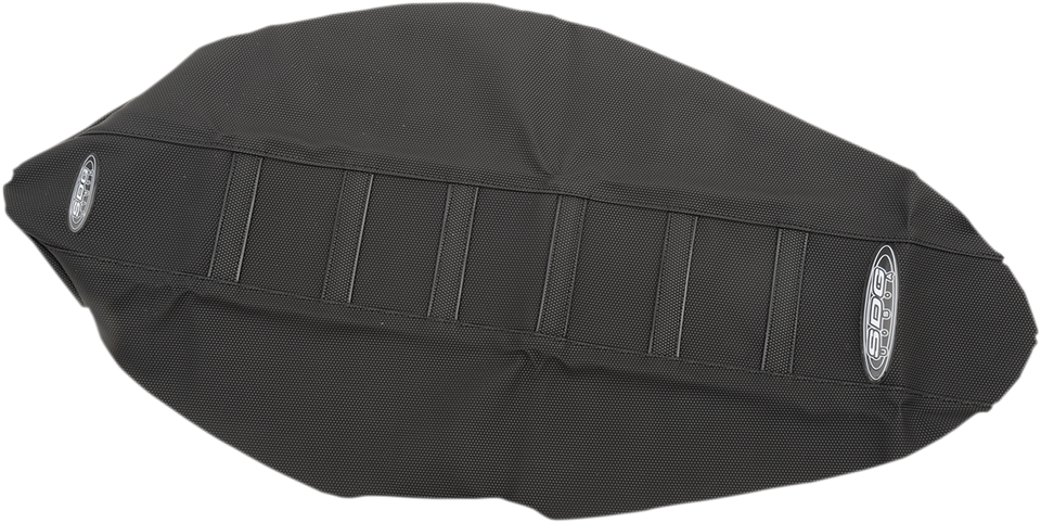 6-Ribbed Seat Cover - Black Ribs/Black Top/Black Sides