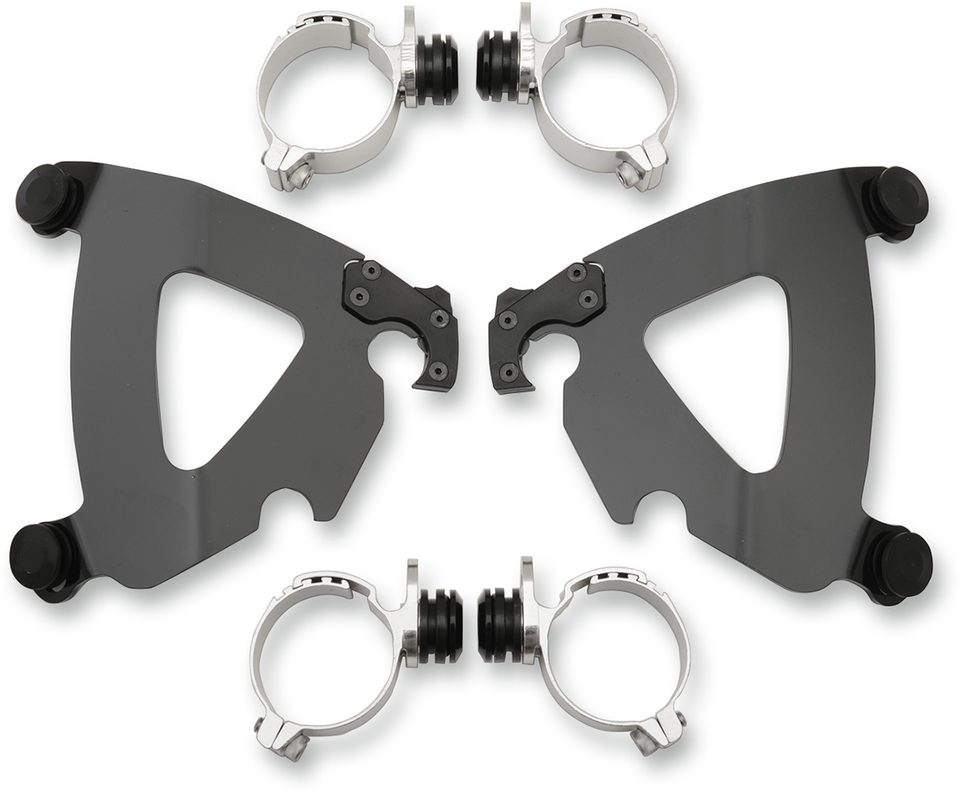 Road Warrior Mounting Kit - Black - FXDWG - Lutzka's Garage