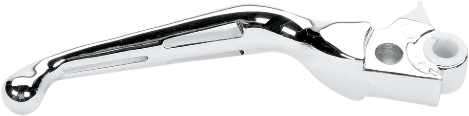 Brake Lever - Wide Blade - Slotted - Chrome - Lutzka's Garage