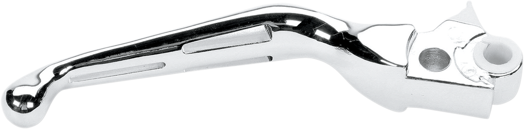 Brake Lever - Wide Blade - Slotted - Chrome - Lutzka's Garage