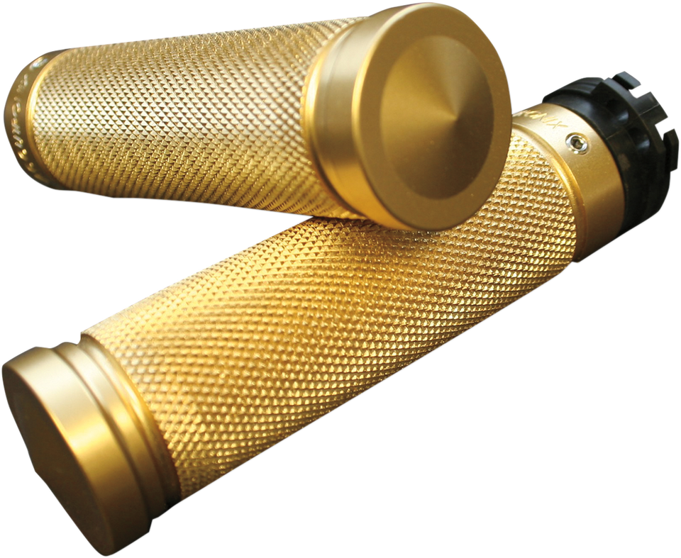 Grips - Knurled - Brass