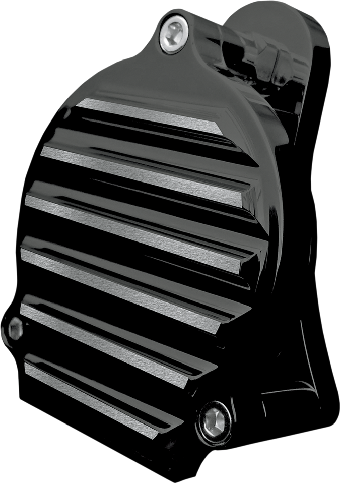 Billet Aluminum Horn - Finned - Black - Lutzka's Garage