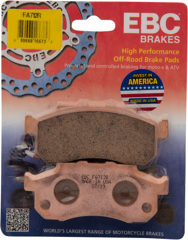 Sintered "R" Brake Pads