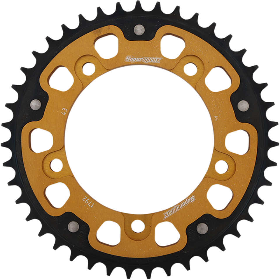 Stealth Rear Sprocket - 43 Tooth - Gold - Suzuki/Triumph - Lutzka's Garage