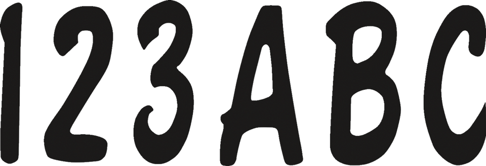 I.D. Sticker Kit - 200 Series - Black - Lutzka's Garage