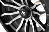Wheel - HL21 - Front/Rear - Gloss Black w/Machined - 14x7 - 4/137 - 4+3 (+10 mm)