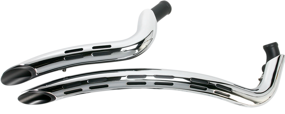 Sweeper Exhaust - Black/Chrome - Lutzka's Garage